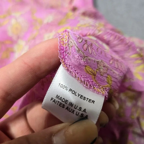 Misa Lilian Ruffled Chiffon Mini Dress - Picture 7 of 8